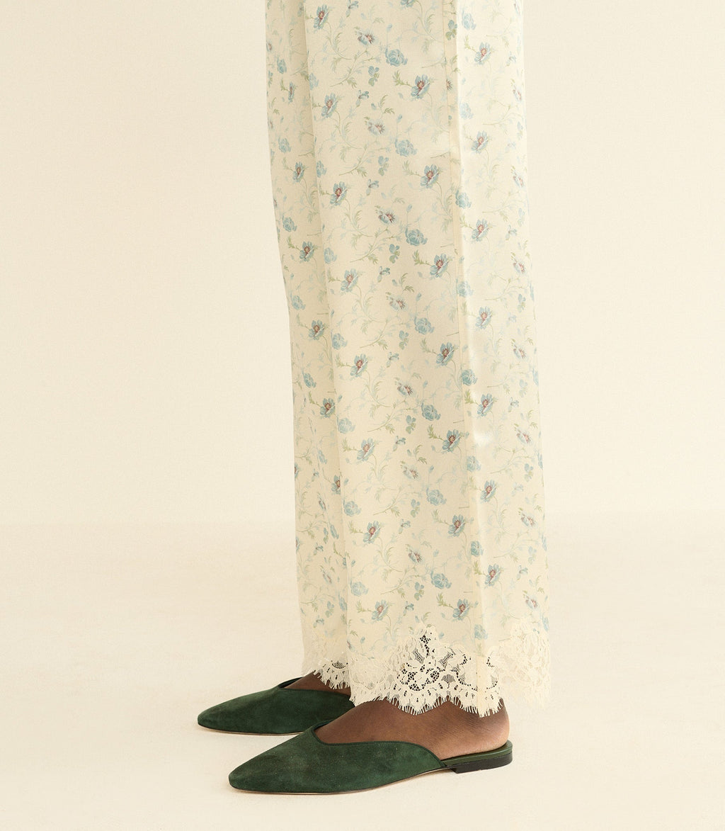 Adair Slide -- Dark Pine Suede